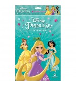 LIVRO Princesa DISNEY LER E COLORIR + giz de cera 